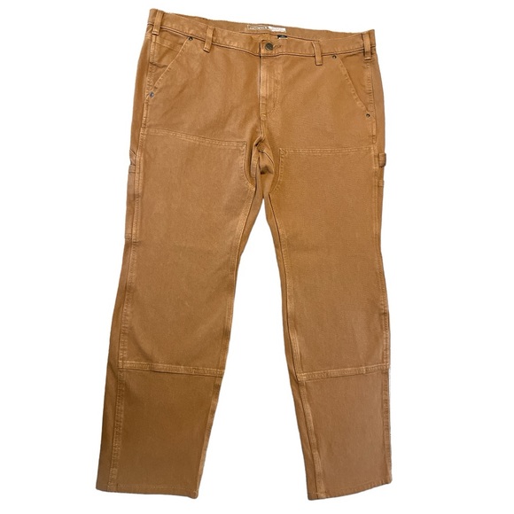 Carhartt Women's Rugged Flex Relaxed Fit Twill Double Front Work Pants Size 18R - Picture 3 of 6